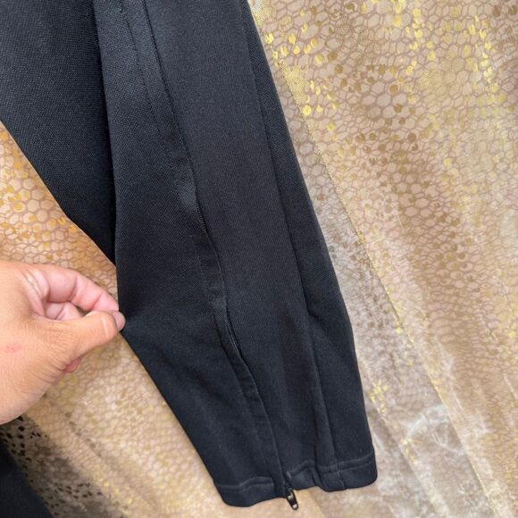 Adidas Aeroready Black Athletic Training Three Stripes Jogger Pants Medium - Picture 6 of 8